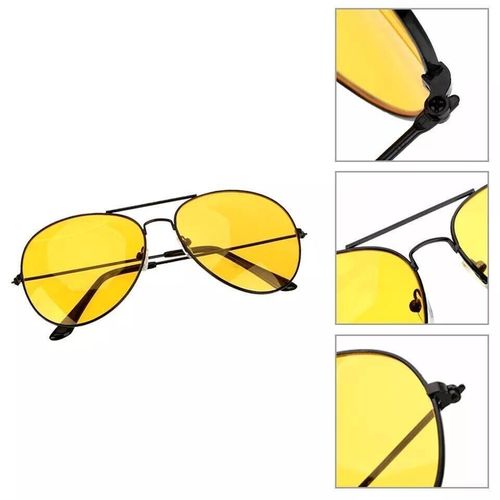 DUNLOP Nachtsichtbrille UV Auto Nachtfahrbrille Sonnenbrille Kontrast Brille