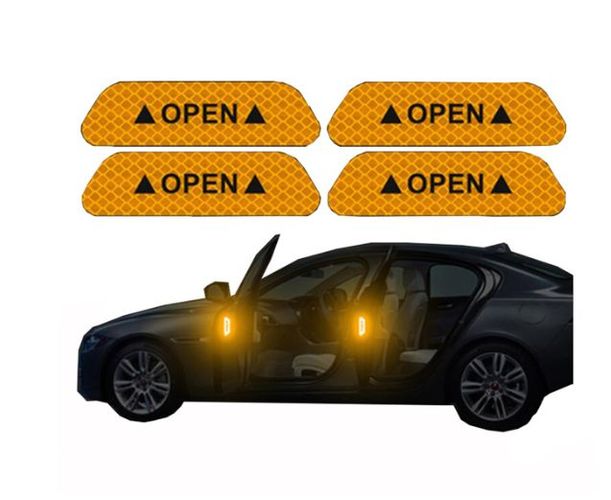 4x Auto Tür Reflektierende Warnung-Aufkleber Sticker Rückstrahler  Sicherheit kaufen bei
