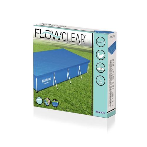 Flowclear™ eckig x bei 410 226 blau, PE-Abdeckplane kaufen cm,
