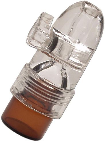Schnupfdosierer Dosierer aus Glas mit Kunststoffkopf Portionierer Snuff  Bottle kaufen bei  