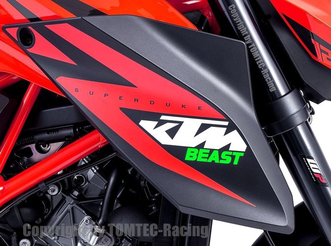 2x BEAST Aufkleber Sticker Motorrad Ducati 939 Hypermotard 939