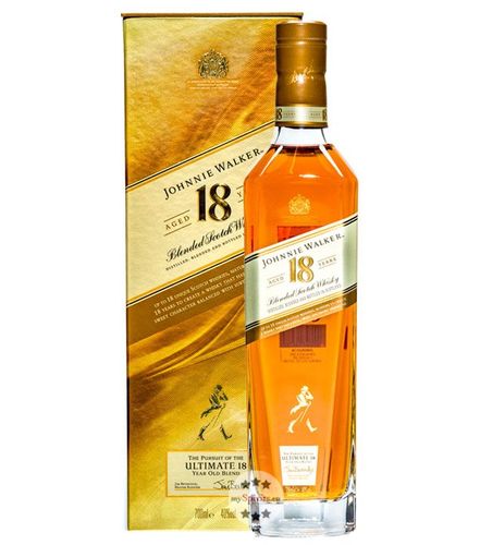 Johnnie Walker 18 Jahre Blended Scotch Whisky (40 % vol., 0,7 Liter) (40 % vol., hide kaufen bei Hood.de