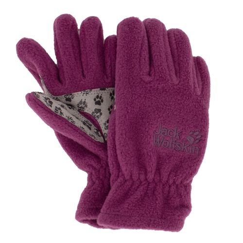 Jack Wolfskin Fleece Material 1901861-2105 Farbrichtung Mischgewebe Pink Hood.de Glove Kinder kaufen 128 bei Handschuhe Rosa 