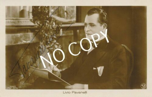 100 Original Autogramm Autograph Karte handsigniert Livio Pavanelli D1