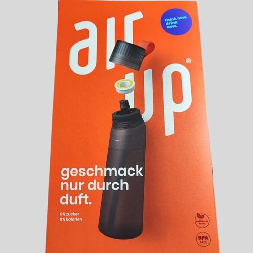 air up Starter-Set Trinkflasche 600ml + 1 Pck. 3 Pods BPA-freies Tritan  Anthrazit ? kaufen bei