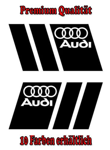 Audi Quattro Auto Aufkleber Sticker Tuning Styling Fun Bike Wunschfarbe  (044) kaufen bei