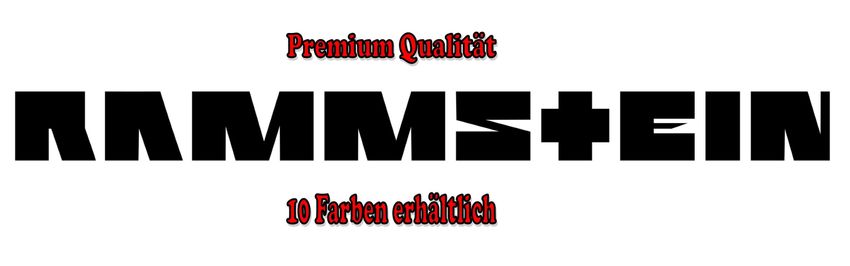Rammstein Schriftzug Auto Aufkleber Sticker Tuning Styling Bike