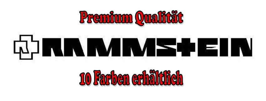 Rammstein Schriftlogo Auto Aufkleber Sticker Tuning Styling Bike  Wunschfarbe (007) kaufen bei