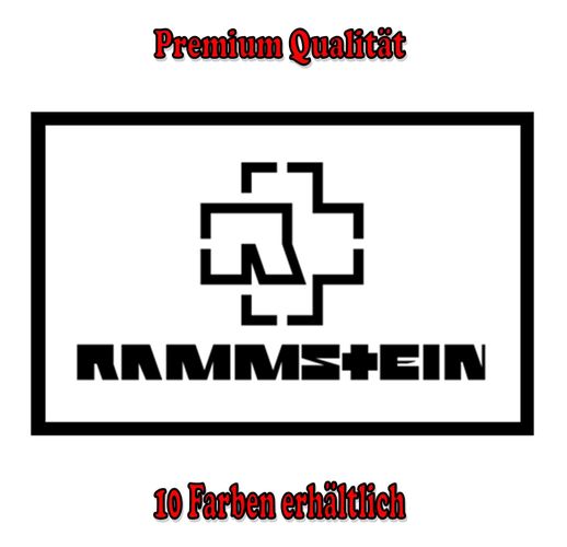 Rammstein Auto Aufkleber Sticker Tuning Styling Fun Bike Wunschfarbe (012)  kaufen bei