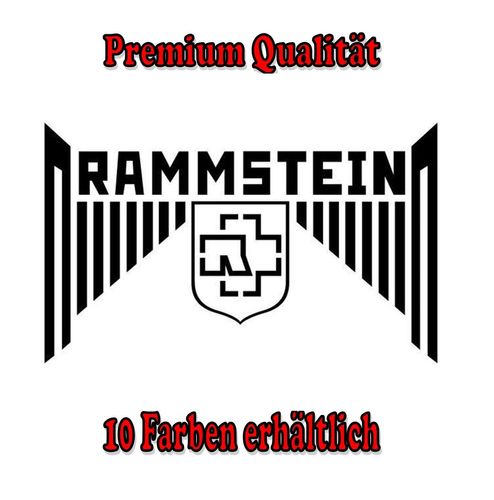 Rammstein Equilizer Auto Aufkleber Sticker Tuning Styling Bike