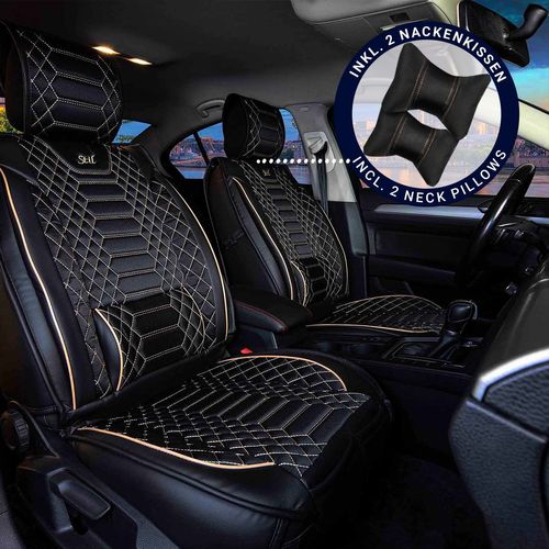 Sitzbezüge passend für Ford Fiesta ab Bj. 2002 2er Set Karomix kaufen bei