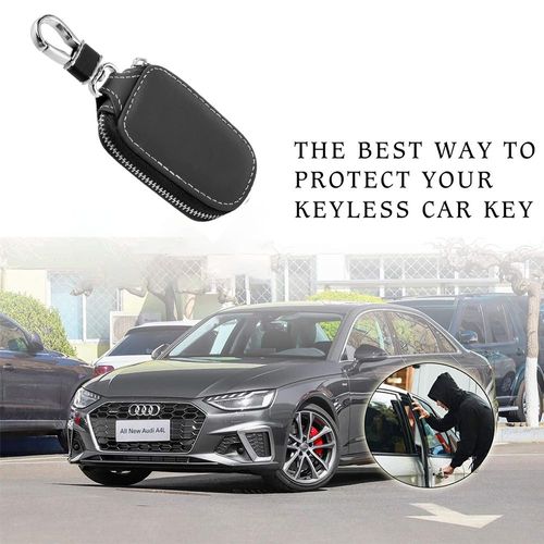 Autoschlüssel-Etui, Halter, Leder, Auto-Schlüsselanhänger, Tasche