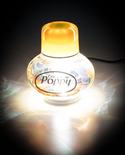 Original Poppy Lufterfrischer mit LED-Beleuchtung, 5 Volt USB