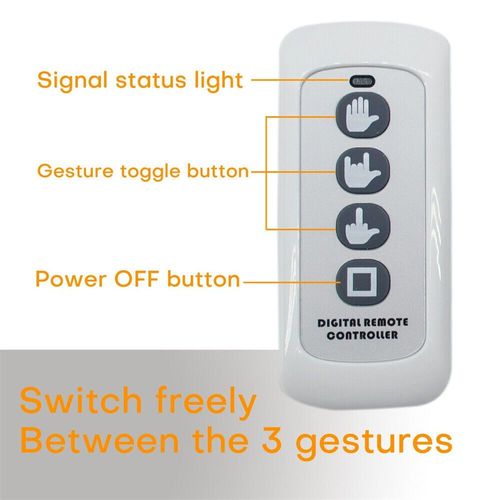 DIY Mittelfinger LED-Licht mit Remote Road Rage Sign Mittelfinger  Gesture-Light