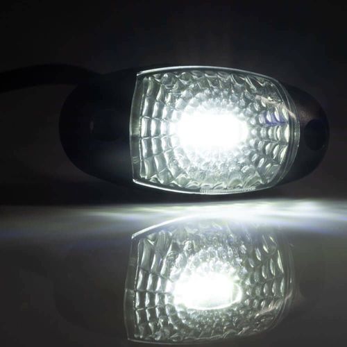 LED Positionsleuchte weiß 12-36V oval mit Kabelanschluss kaufen bei   