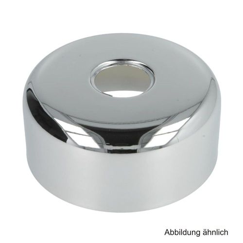 Tecuro Gewinderosette 3/4 Zoll - Messing Verchromt 90mm Durchmesser