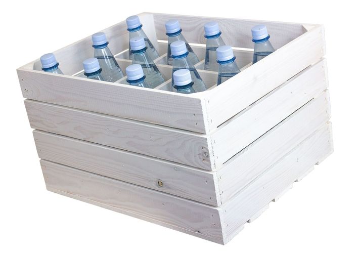 Flaschenregal Henry 12er weiss Weinregal Flaschenaufbewahrung Weinschrank Weinabl