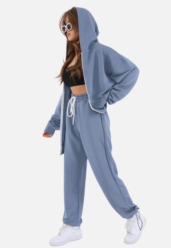 Jogging Anzug Damen Trainingsanzug Damen Stylisch Damen