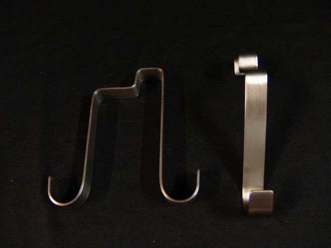 NiroTec Edelstahldesign Edelstahl Türhaken Inside Silver 3er Set 