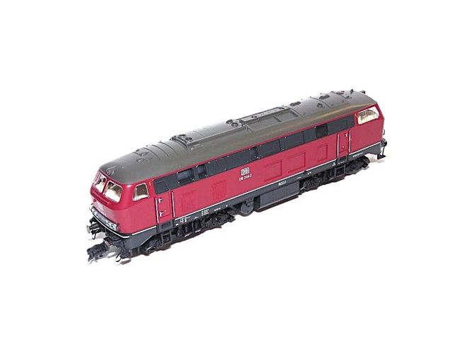 Fleischmann 631681 Digital - Diesellok 218 244-2 DB - Rot - HO - 1