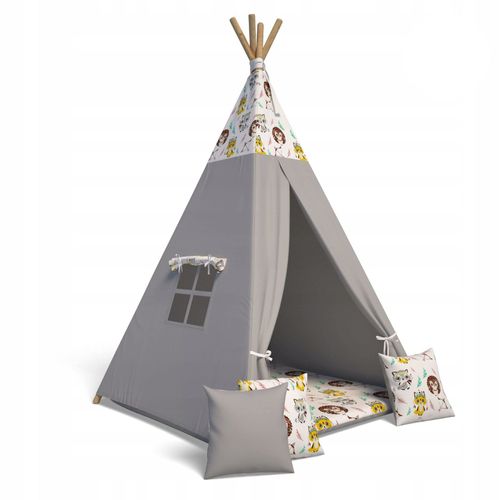 Best For Kids Tipi Zelt Kinder Spielzelt Indoor mit 3 Kissen fr  Kinderzimmer & Spiel kaufen bei Hood.de