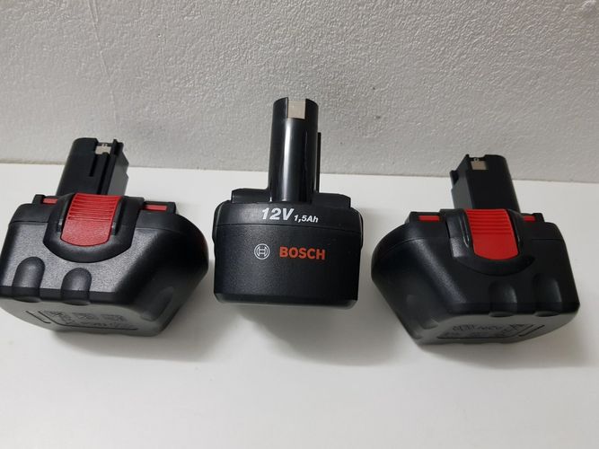 3 x Original Bosch Akkus 2 607 335 541, 12 V 1,5 Ah Cs NiCd kaufen bei