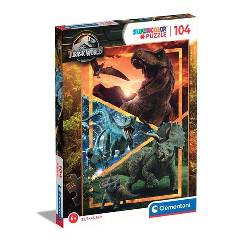Clementoni 27181 - Jurassic World - 104 Teile Puzzle Supercolor kaufen ...