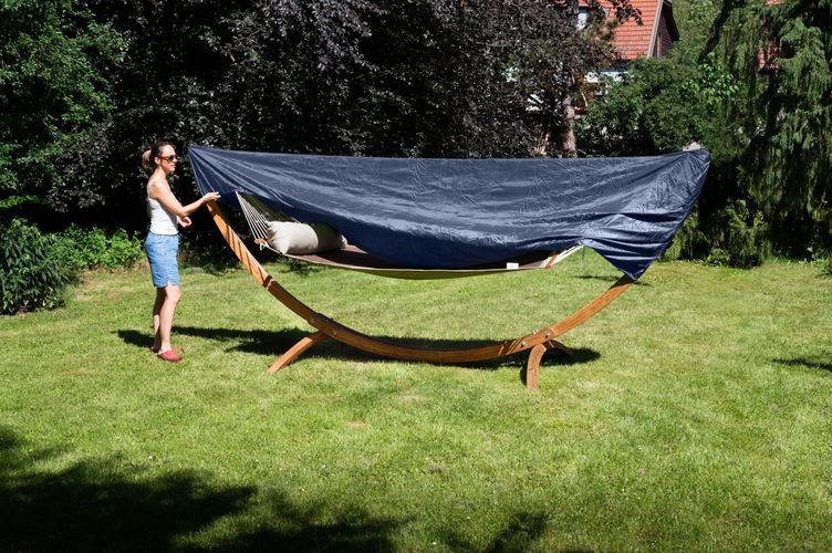 MacaMex Hngemattengestell Abdeckung blau bis 380 cm Zubehr kaufen bei  Hood.de