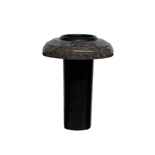 Grab-vase versenkbar Granit mit Deckel versenkvase versenkbare Vase Granit Paradiso kaufen bei