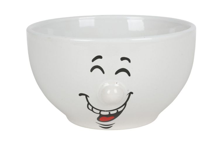 Müslischale aus Keramik mit Smiley-Gesicht Dessertschale Snackschale Schüssel kaufen bei