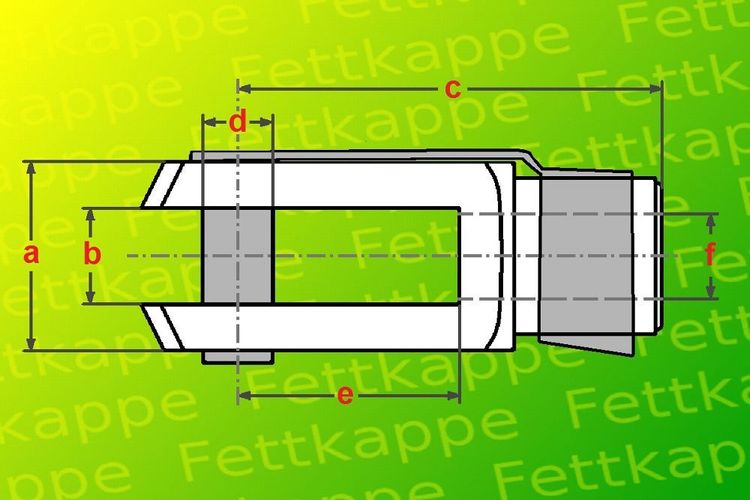 5 x ES-Bolzen Federklappbolzen Sicherungsbolzen für Gabelkopf 12x48 