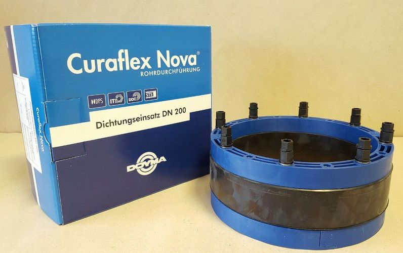 DOYMA Curaflex Nova Uno Dichtungseinsatz DN 200 für Rohre Kabel von 154-160 mm 