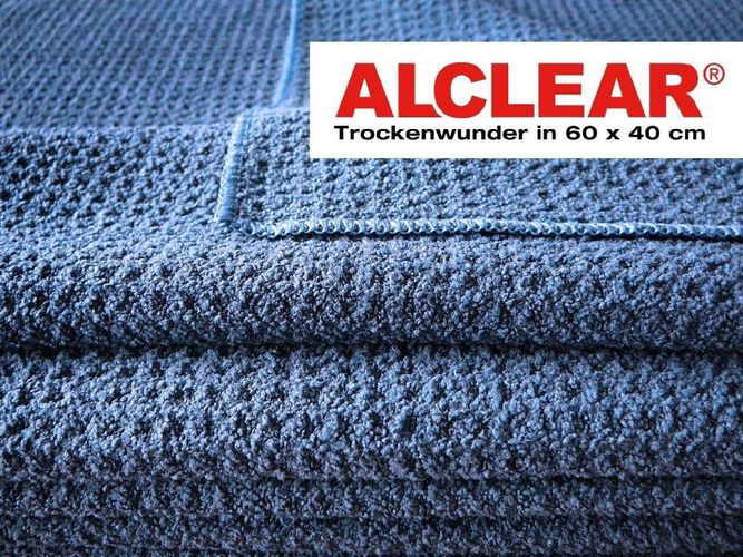 ALCLEAR® 10-er Set Ultra-Microfasertuch TROCKENWUNDER navy 60x40cm 820901 Auto
