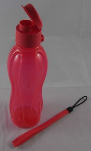 Tupperware C 179 Eco Easy 500ml Trinkflasche Trinkverschluss Rot Rosarot Neu OVP