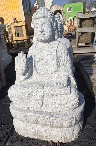 Buddha Aus Granit Handarbeit 62 Cm Granitfigur Steinfigur