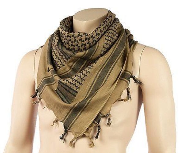PLO Shemagh Palituch Tuch Kopftuch Pali Halstuch Rot Schwarz Weiß Beige Oliv NEU