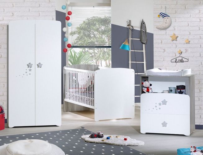Baby Price By Sauthon Kinderzimmer Babyzimmer Bett 70x140 Wickelkommode Schrank Kaufen Bei Hood De