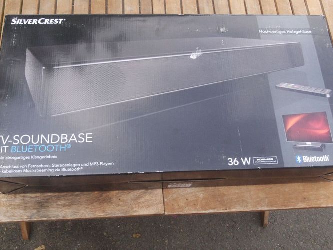 silvercrest stereo tv soundbase