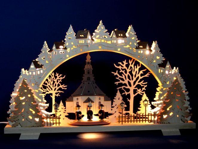 3D-Räucher-Schwibbogen Weihnachtsbäckerei Erzgebirge Lichterbogen Weihnachten