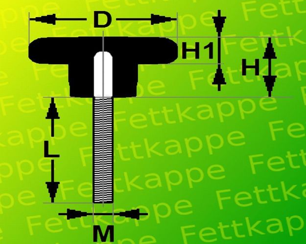 Sternschraube Klemmschraube Griff Ø 20mm 10 x Sterngriffschraube M4 x 30mm