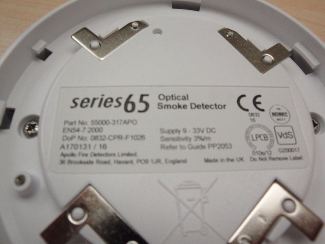 Apollo Rauchmelder Optical Smoke Detector Series S 65 ...