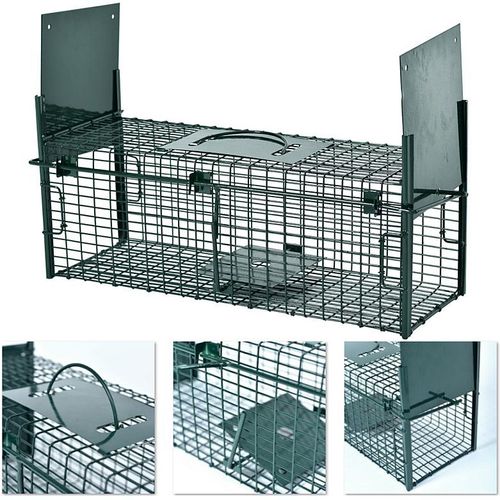 2x Lebendfalle Rattenfalle Mausfalle Mäusefalle Kastenfalle Köder Tierfalle 32cm