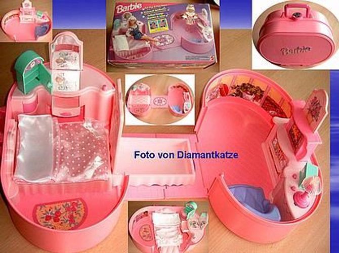 Raritat Barbie Koffer Wohnung Mobel Spielkoffer Ovp Gebraucht