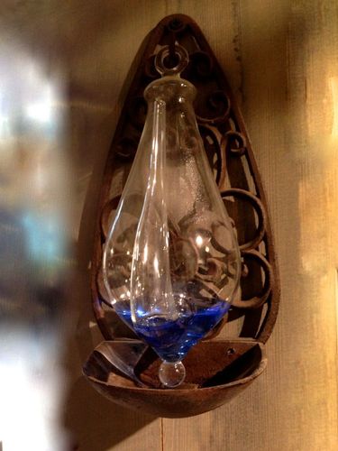 Luftdruck-Messgerät Außen-Barometer Glasbarometer-Wand Flüssigkeit-Glaskolben