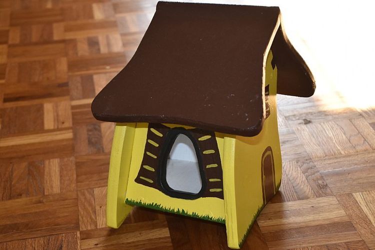 Bunte Vogelhauser Aus Holz