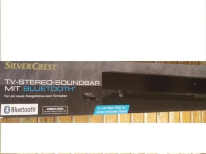 silvercrest tv stereo soundbar