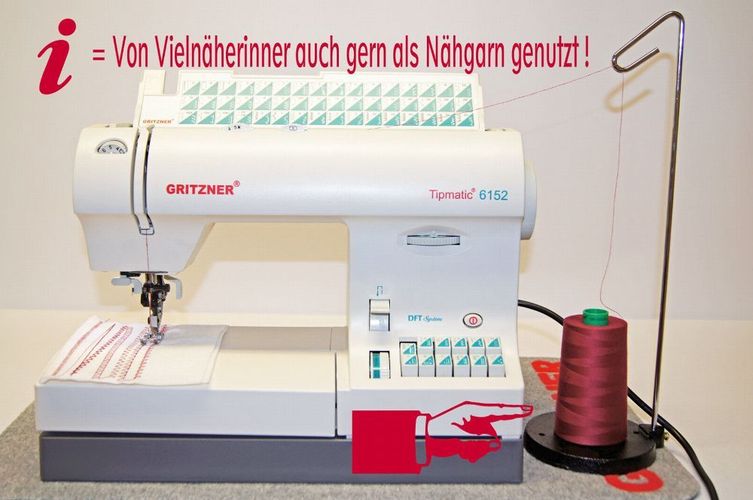 Ackermann Overlockgarn 4 Konen á 5000m~4er Box~20 Farben~Fotomodelle 0,65€//Km