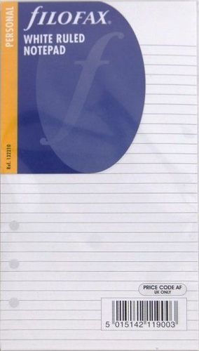 Filofax Personal LINIERT Notizpapier Refill Einlage 20 Blatt A6 Organiser 133008