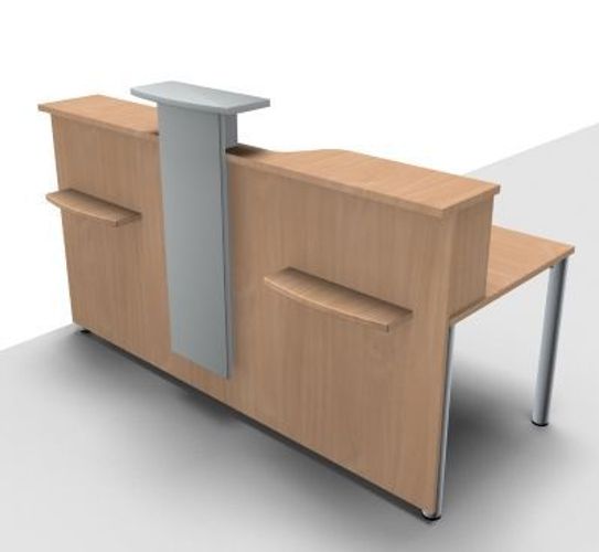 LYXWGRZD Empfangstheke L-Form 140cm - Theke Mit Schublade Für Büro & Laden