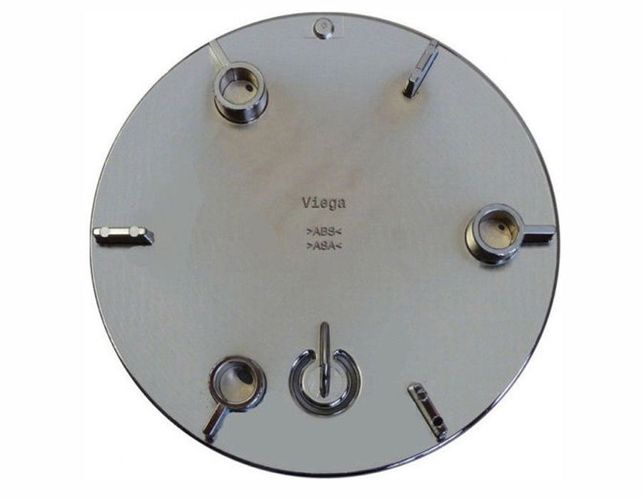 Viega Tempoplex Ausstattungsset Ø 115 Abdeckung Abdeckhaube 6964.0 560799 649982